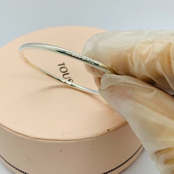 TOUS Bracelet Silver Warm Bracelet Pure Simplicity Women Bracelet Jewelry - Picture 5 of 6